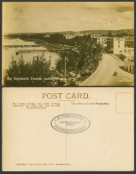Delcampe - South Africa Old Real Photo Postcard Durban, Bay Esplanade Looking West, Street - Non Classés
