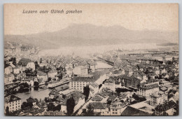 Delcampe - Luzern Vom Gutsch Gesehen Carte Postale Postcard - Luzern