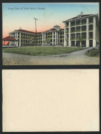 Delcampe - PANAMA Old Hand Tinted Postcard Front View TIVOLI HOTEL - Non Classés