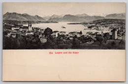 Delcampe - Luzern Und Die Alpen Carte Postale Postcard - Luzern