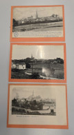 Delcampe - Lot 3 CPA / CPSM Gosselies - Panoramas & Vues Générales (Notice Historique 1919 & Dos Non Divisé) - Charleroi