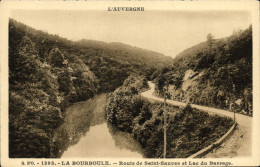 Delcampe - CPA La Bourboule Route De Saint Sauves Et Lac Du Barrage - La Bourboule