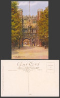 Delcampe - A.R. Quinton Old Postcard Gate Gateway Trinity College Cambridge Tower No. 1563 - Non Classés