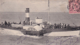 Delcampe - LE TREPORT      LA   PICARDIE        BATEAU DE PROMENADE - Le Treport