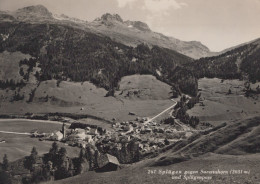 Delcampe - Schweiz Splügen Graubünden Alpenlandschaft Dorf Splügenpass Surettahorn #SCB443 - Splügen