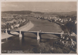 Delcampe - Switzerland Basel Stadt Wettstein Bridge Rhine River Cityscape Unposted #SCB369 - Basel