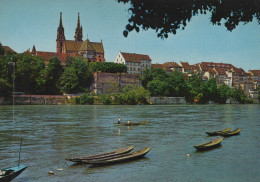 Delcampe - Schweiz Basel Stadt Rheinpartie Mit Münster Altstadt Unposted #SCB365 - Basel