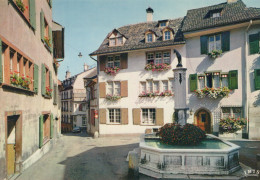 Delcampe - Schweiz Basel Gemsberg Altstadtansicht Mit Brunnen Historische Unposted #SCB352 - Basel