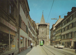 Delcampe - Schweiz Basel Spalentor Mittelalterliche Architektur Mit Unposted #SCB359 - Basel