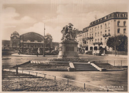 Delcampe - Schweiz Basel Bahnhof S B Strasbourgerdenkmal Architektur Unposted #SCB358 - Basel