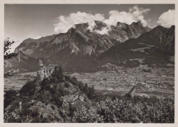 Delcampe - Schweiz Maienfeld Graubünden Ruine Wartenstein Alpen Landschaft #SCB280 - Maienfeld
