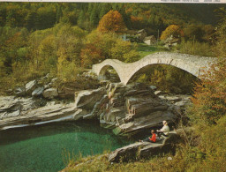 Delcampe - Svizzera Lavertezzo Val Verzasca Ponte Dei Salti Paesaggio Unposted #SCB245 - Lavertezzo 