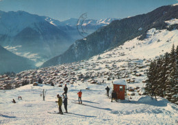 Delcampe - Suisse Verbier Station De Ski Pistes Alpines Enneigées #SCB251 - Verbier