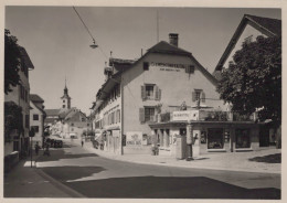 Delcampe - Schweiz Sursee Stadtansicht Mit Geschäften Am Obern Tor Unposted #SCB223 - Sursee