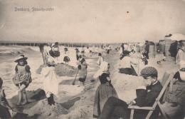 Delcampe - Nederland Domburg Levendig Strandgezicht Met Mensen Verzonden #SAS443 - Domburg