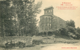 Delcampe - CPA-12- ESPALION - L'Eglise Romane De PERS Ou Chapelle De ST-Hilarion _Phototypie Labouche N°  179*TBE _2 Scans - Espalion