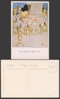 Delcampe - MABEL LUCIE ATTWELL Old Postcard I'se Dreaming 'bout You. Fairies Dog & Doll 395 - Non Classés