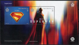 Delcampe - 2025 SAN MARINO, Superman, Fumetti, MNH** - Blocs-feuillets