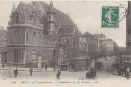 Delcampe - 75003 - PARIS - Le Conservatoire Des Arts Et Métiers Et La Rue Réaumur - Paris (03)