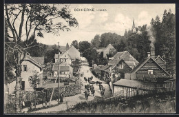 Delcampe - AK Schierke Im Harz, Teilansicht Aus Der Vogelschau - Schierke