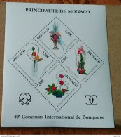 Delcampe - MBF93 Monaco 2006 93 Bouquets Nsc - Blocks & Kleinbögen