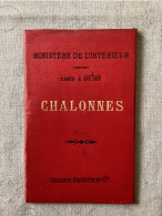 Delcampe - Carte Vicinal De CHALONNES, Ministère De L’intérieur, Carte Routière, Tirage 1897 - Wegenkaarten
