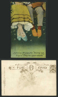 Delcampe - Johnny Mosquito Hurry Up Boys Open Old Postcard Insects - Otros & Sin Clasificación