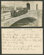 Delcampe - Panama Canal Electric Towing Mule Train With U.S. 652, Bridge Old Photo Postcard - Non Classés