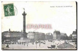Delcampe - CPA Paris Place De La Bastille - Plätze