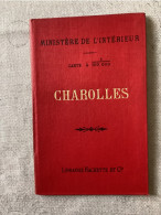 Delcampe - Carte Vicinal De CHAROLLES, Ministère De L’intérieur, Carte Routière, Tirage 1895 - Wegenkaarten