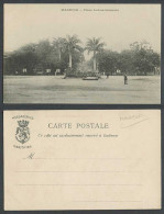Delcampe - Mauritius Old UB Postcard Port Louis Place Labourdonnais BertrandFrancois Statue - Non Classés