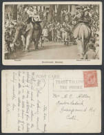 Delcampe - Elephant Riding Zoo Elephants Children Girls Boys 1931 Old Postcard By F.W. Bond - Otros & Sin Clasificación