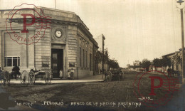 Delcampe - ARGENTINA. PEHUAJO. BANCO DE LA NACION ARGENTINA.. LA PERLA Nº9 RPPC FOTOGRAFICA - Argentinien