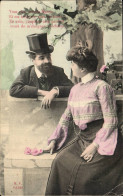Delcampe - CPA Fantaisie Couple Vous Riez Cruelle Manon - Paare