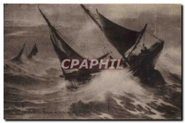 Delcampe - CPA Marseille Bateau De Peche En Mer - Pesca