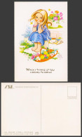 Delcampe - MABEL LUCIE ATTWELL Early Postcard When I Think Of You, I Seems To Smile. MLA 14 - Non Classés