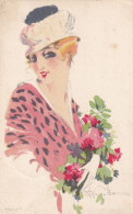 Delcampe - Art Déco  - La Femme , Serie 519 - Sonstige & Ohne Zuordnung