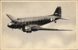 Delcampe - CPA Douglas Dakota C 47, Militärisches Transportflugzeug, Q - Altri & Non Classificati