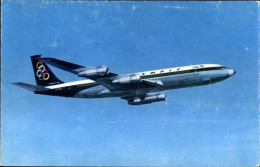 Delcampe - CPA Griechisches Passagierflugzeug, Olympic Airways, Boeing 707 320 Super Fan Jet - Altri & Non Classificati