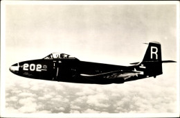 Delcampe - CPA Mc Donnell F2H 1 Banshee, 202 R, Jagdbomber, Amerikanisches Militärflugzeug - Altri & Non Classificati