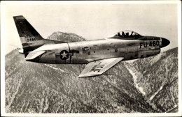 Delcampe - CPA North American F-86D Sabre, US Air Force, FU-460, Amerikanisches Militärflugzeug - Altri & Non Classificati