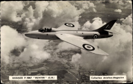 Delcampe - CPA Hawker P-1067 Hunter, Britisches Militärflugzeug, RAF - Altri & Non Classificati