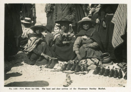 Delcampe - Peru Huancayo Sunday Market Shoe Sellers B36334 - Perú