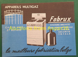 Delcampe - Les Fonderies Bruxelloises SA Haren, "FOBRUX" Appareils Multigaz 1955 - Sammlungen