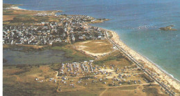 Delcampe - PLOEMEUR - Vue Aérienne 3257 YCA Caoudal - La Grande Plage De Fort Bloqué - Camping - Plömeur