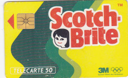 Delcampe - Telecarte Variété - F 225 V8 - Scotch Brite - ( Accent Sur A ) - Fehldrucke