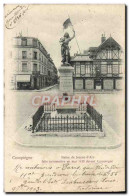 Delcampe - CPA Compiegne Statue De Jeanne D'Arc Faite Prisonniere - Compiegne