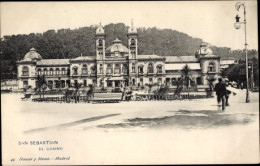 Delcampe - CPA San Sebastian Baskenland, El Casino - Sonstige & Ohne Zuordnung