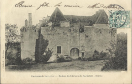 Delcampe - 9296 CPA Ravières - Ruine Du Château De Rochefort - Entrée - Sonstige & Ohne Zuordnung