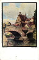 Delcampe - Artiste CPA Prentzel, Hans, Bietigheim Bissingen Am Neckar, Brücke, Postkutsche, Gebäude - Sonstige & Ohne Zuordnung